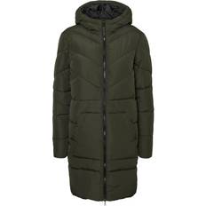 Noisy May Long Puffer Jacket - Rosin