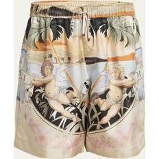 Amiri Vêtements Amiri Short imprimé en soie