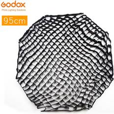Nylon Studiobelysning Godox Godox 95cm 37.5 "octogone grille nid d'abeille filet grille pour parapluie Softbox (grille seulement)