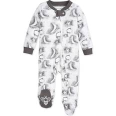 Burt's Bees Baby Zip Up Footed Sleeper - Cloudy Night Moon & Stars