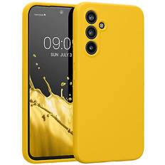 Samsung Galaxy A54 Mobile Phone Cases Kwmobile Hülle für samsung galaxy a54 5g hülle silikon gummiert handyhülle weich soft Strahlend Gelb 7,80 cm