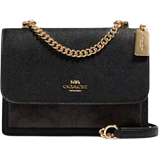 Black Bags Klare Crossbody In Signature Canvas - Gold/Brown Black