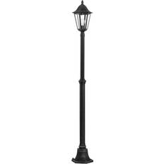 Eglo Deonte Transparent Black Lamp Post 200cm