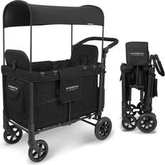 Adjustable Handle Utility Wagons Wonderfold W2 Original Double Stroller Wagon - Black