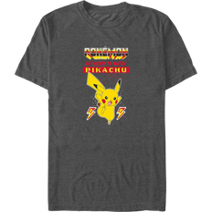 Pokémon Pikachu Ready To Battle Big & Tall T-shirt - Charcoal Heather