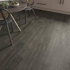 Black Plastic Flooring Amiata Rigid Black Rift Elm SPC L10002 Vinyl Flooring