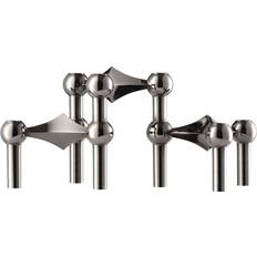Stoff nagel sort STOFF Nagel Zinc Black Chrome Ljusstake 6.9cm 3st
