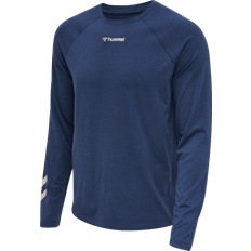 Bambou Hauts Hummel T-shirt Manches Longues MT Laze - Bleu