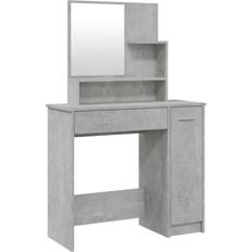 Grau Schminktische vidaXL Makeup Concrete Grey Schminktisch 35x86.5cm