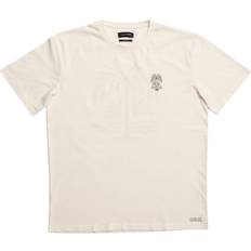Clean Cut Copenhagen Tøj Clean Cut Copenhagen Augustus Organic Tee Mand Kortærmede T-shirts Loose Fit hos Magasin Ecru