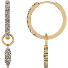 Smykkekæden Isabell Earrings - Gold/Transparent