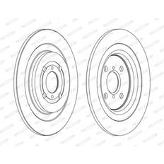 FERODO Bremseskive DDF1588C 2 pcs