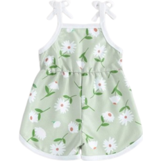 Square Jumpsuits Children's Clothing Suealasg Baby Girl Cami Jumpsuit - Green