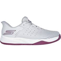 Skechers Women Racket Sport Shoes Skechers Viper Court Reload W - Grey/Purple