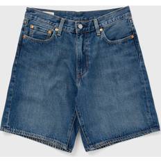 Levi's Dame Tøj Levi's 468 tay Mellembl,å forvaskede og løse denimshorts-Blå