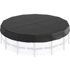 Pool Parts VEVOR 18 ft. Round Pool Cover Solar Covers for Above Ground Pools Safety Pool Cover with Drawstring Design
