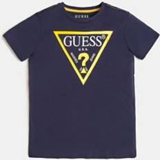 Guess Guess Kids Triangle Logo T-Shirt Blue