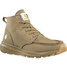 Beige - Men Chukka Boots Carhartt Mens Haslett Moc-Toe Canvas Chukka Boot Coyote TAN