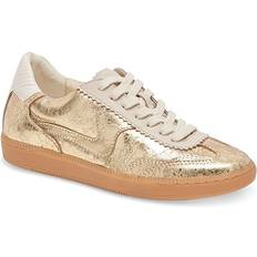 Shoes Dolce Vita Gold Distressed Leather Women's Shoes Beige