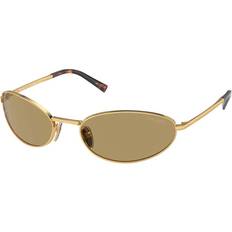 Prada Guld - Unisex Solglasögon Prada PR A59S 5AK70G