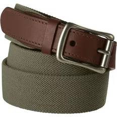 Lands' End Men Accessories Lands' End Big & Tall Elastic Surcingle Leather Trim Belt