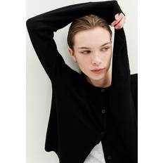 Cardigans H&M Ladies Black Fine-knit cardigan