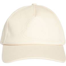 Moncler Men Caps Moncler Baseballkappe Aus Baumwolle Mit Logopatch - Beige