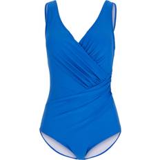 Bonprix Wraparound Shaper Swimsuit Ice Blue