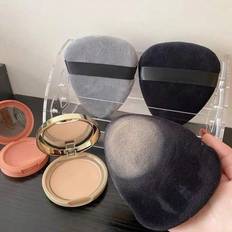 Vegan Sponges Shein Water Drop Shaped Velvet Soft Powder Puff - Triangle Pointed
