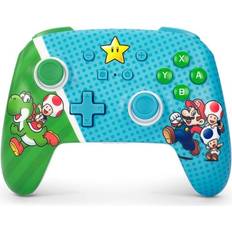 PowerA Wireless Gamepads PowerA Enhanced Wireless Controller Super Star Friends (Switch Lite, Nintendo, Switch OLED) Gaming Controller, Mehrfarbig