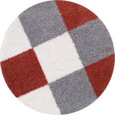 Polypropylene Carpets & Rugs THE RUGS Myshaggy Collection Geometric 381 Terra Brown