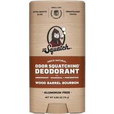 Dr. Squatch Men's Natural Deodorant Stick Aluminum Free Wood Barrel 2.65 oz