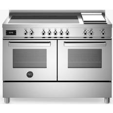 120.0 cm Komfurer Bertazzoni PRO125I2E Induktionskomfur 120 cm Rustfrit stål