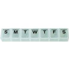 Aidapt Weekly Pill Box Clear/White