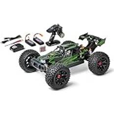 Carson 500409084 1:8 Virus Extreme 2.4G 100% RTR grön RC buggy, fjärrstyrd bil, off-road, hög kvalitet, RC RC bil 70 km/h, RC bil