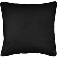 JD Williams Hampton Velvet Cushion Cover Black (55x55cm)