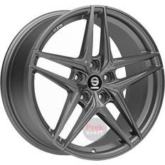 18" - 5/112 Car Rims Sparco Wheels Matt Graphite Set Of 4 18x8 Inch