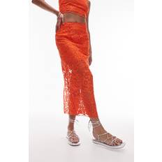 Orange Skirts Topshop Rock rostrot