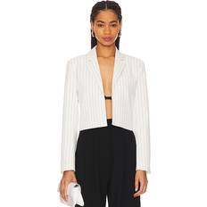 XL Blazers Steve Madden Rupi Pinstripe Crop Blazer