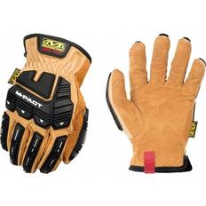 Brown Work Gloves Mechanix Wear LDMP-C75-008 Gloves, S, Brown/Black, TPR