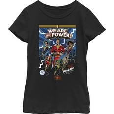 Fifth Sun Girls Youth Black Shazam! Comic T-Shirt