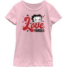 Fifth Sun Youth Mad Engine Pink Betty Boop Valentine's Day T-Shirt