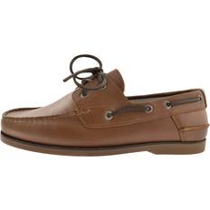 Homme Chaussures bateau Tommy Hilfiger Core Leather Boat Shoes - Brown