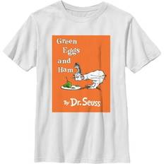 Children's Clothing Fifth Sun Boy Dr. Seuss Green Eggs and Ham Book Cover Graphic Tee White