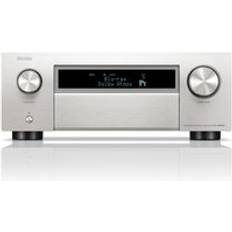 Amplifiers & Receivers Denon AVC-X6800H 11.4ch 8K AV Amplifier with 3D Audio Dolby Atmos HEOS Built-in Silver