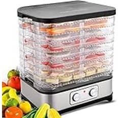 COOCHEER Torksystem Dehydrator Med Temperaturreglering 400 W