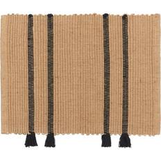 Broste Copenhagen Ezra Naturfarvet, Beige, Sort cm