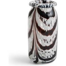 Brown Vases Hay Splash XS 19 cm Coffee White Vase
