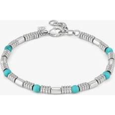 Nomination Stainless Steel Bracelets Nomination InstinctStyle Stainless Steel &amp; Turquoise Beaded Bracelet 027929/003 Blue