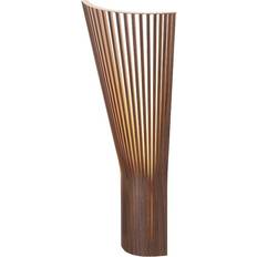Secto Design Vägglampor Secto Design Hörnlampa Small Walnut Väggarmatur